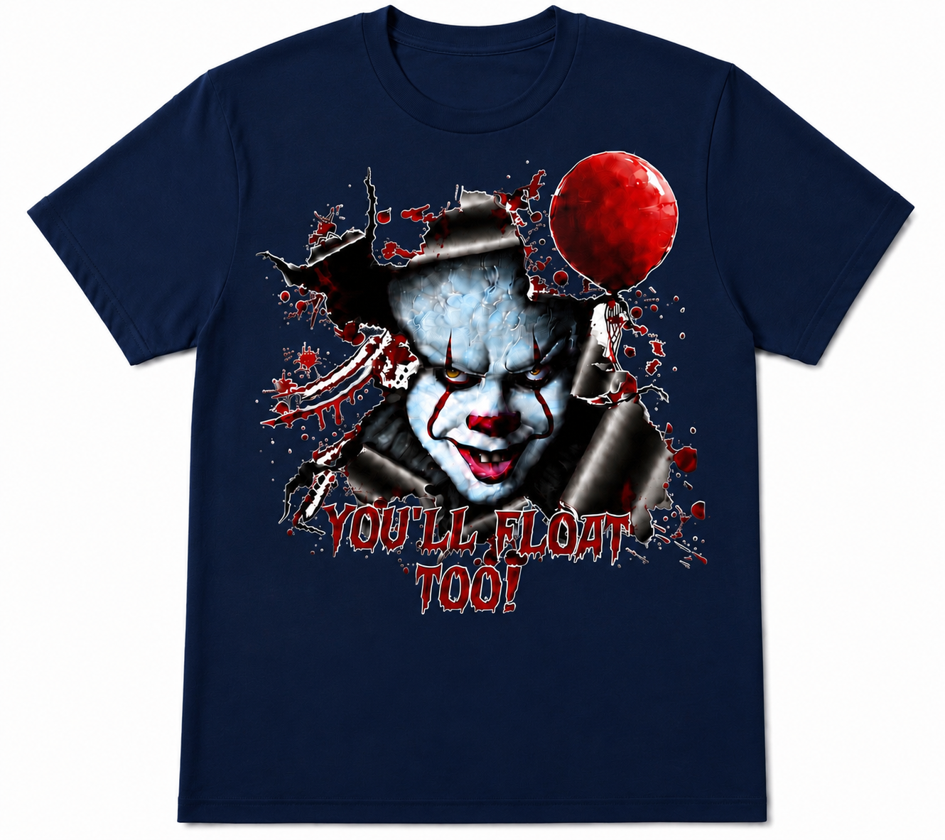 You’ll Float Too Horror Clown T-Shirt