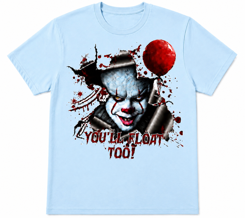 You’ll Float Too Horror Clown T-Shirt