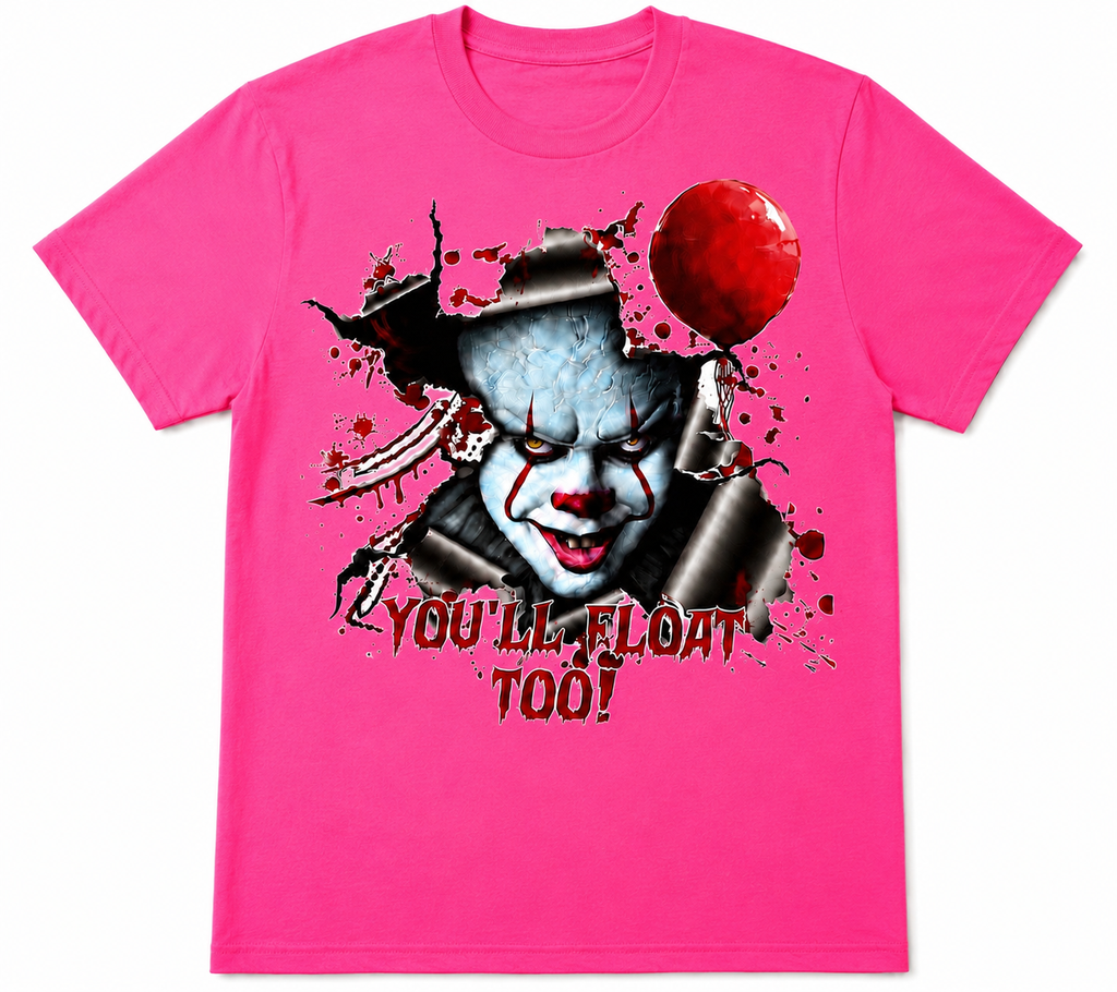 You’ll Float Too Horror Clown T-Shirt
