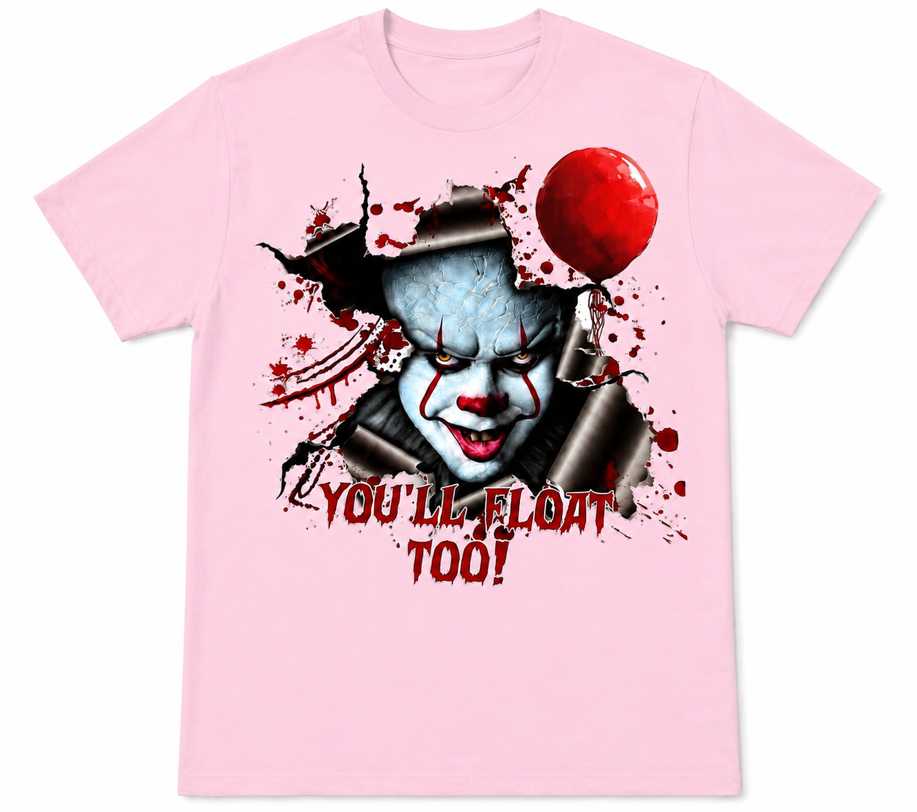 You’ll Float Too Horror Clown T-Shirt