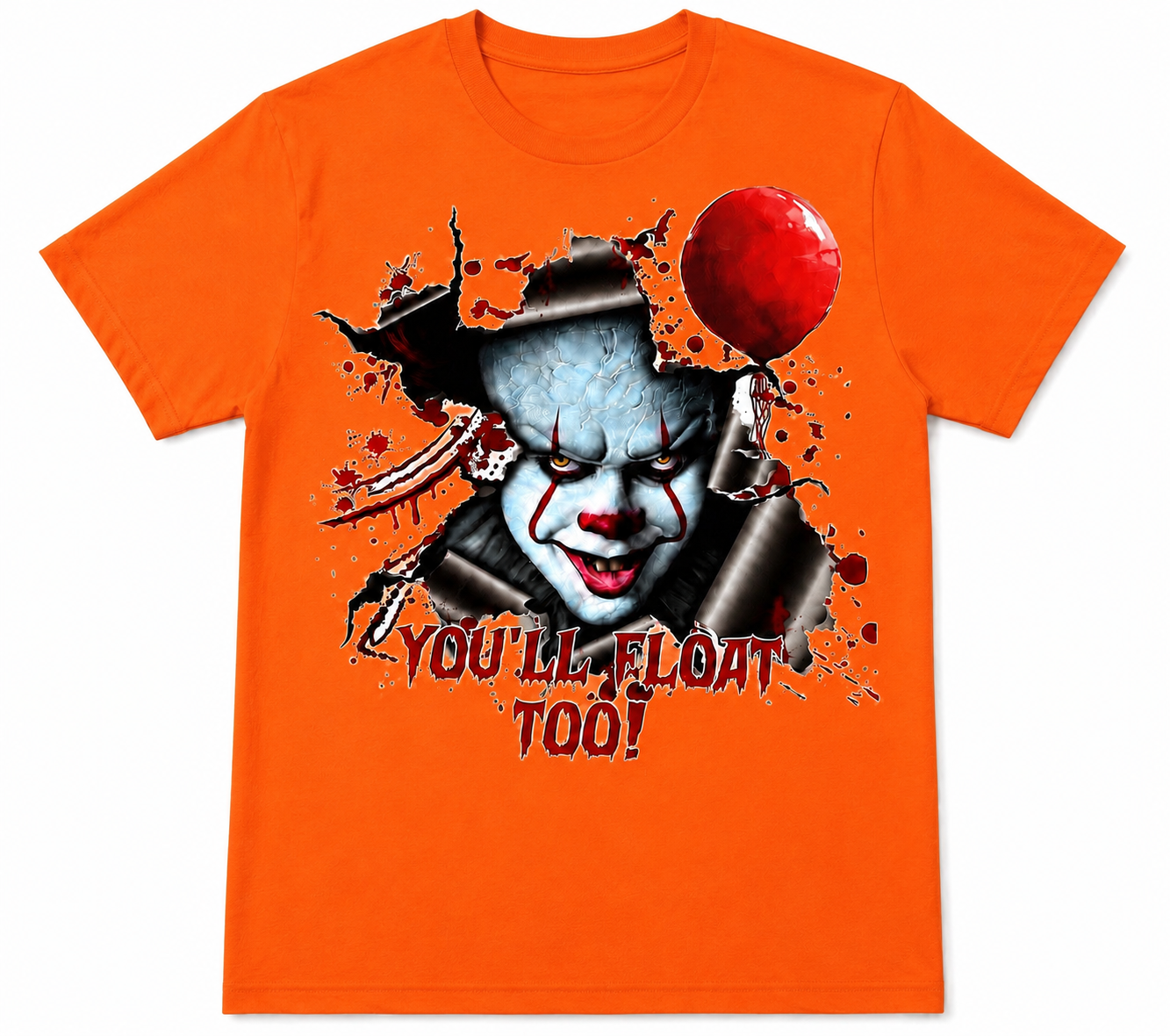 You’ll Float Too Horror Clown T-Shirt
