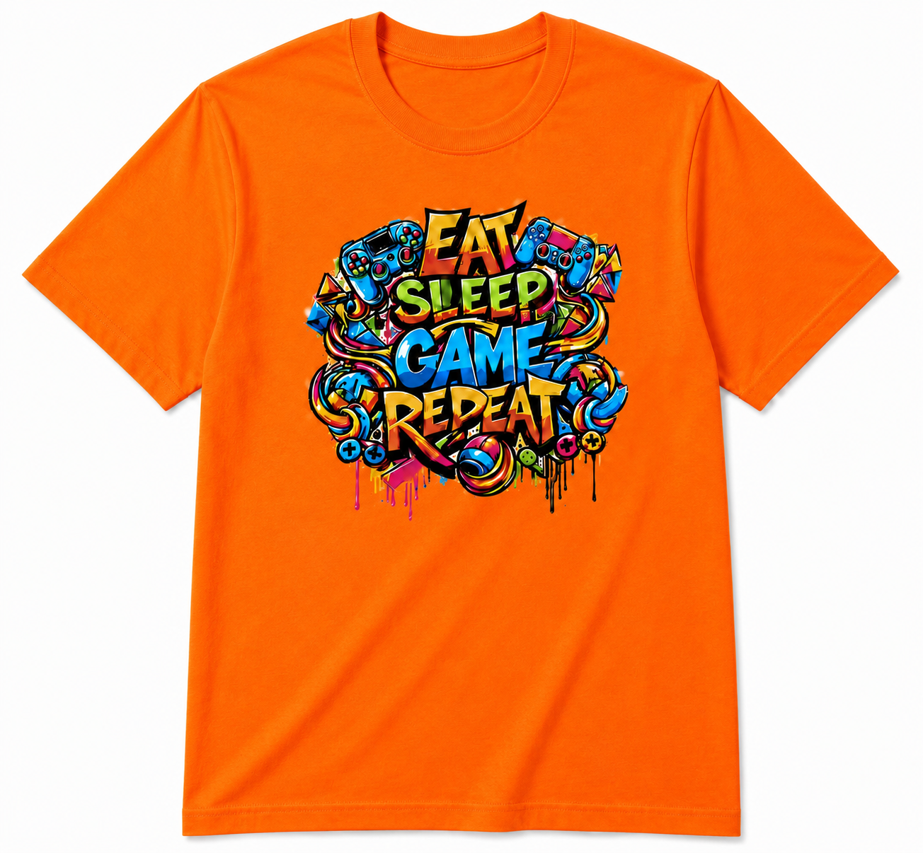 Eat Sleep Game Repeat Gaming T-Shirt