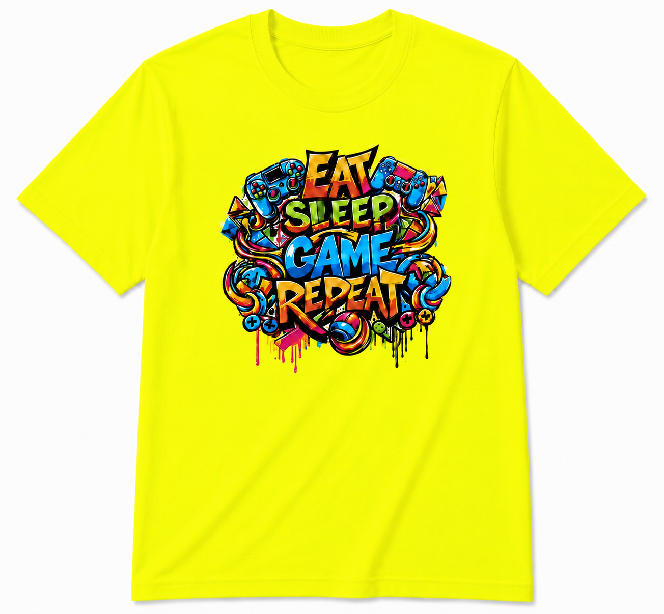 Eat Sleep Game Repeat Gaming T-Shirt
